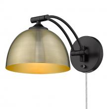  3688-A1W BLK-AB - Rey Articulating 1 Light Wall Sconce